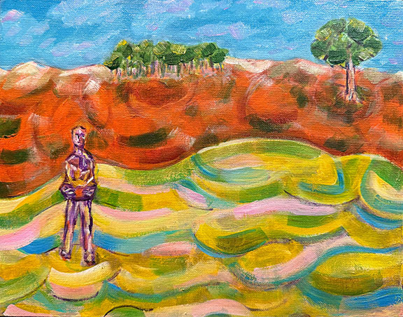 Substances, painting by Eric Walker